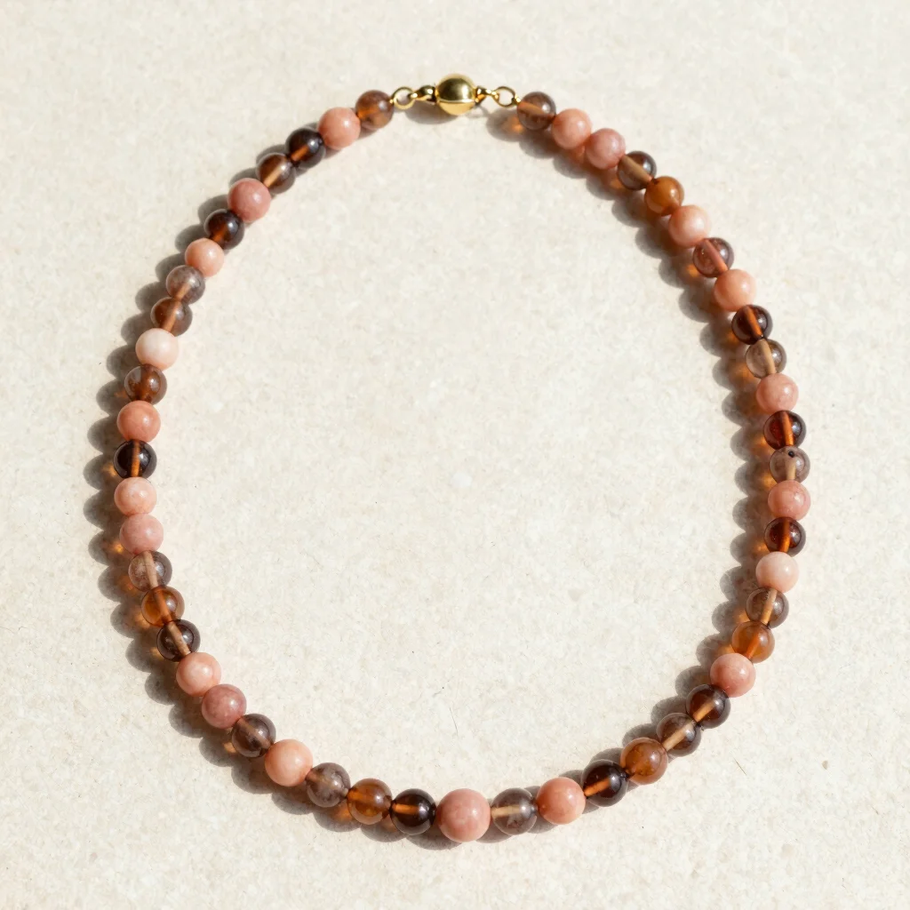 Rosewood Bead Necklace